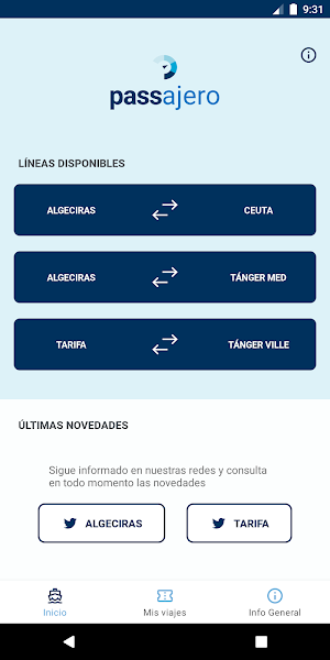 Passajero Screenshot 1