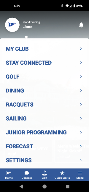 White Bear Yacht Club Screenshot 1
