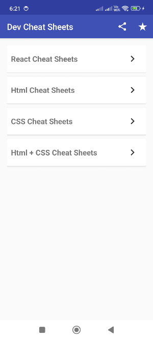 Cheat Sheets for Developers Screenshot 0