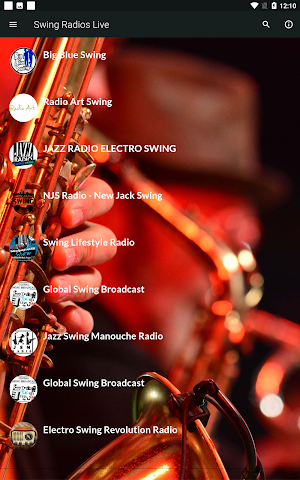 Swing Radios Live Screenshot 0