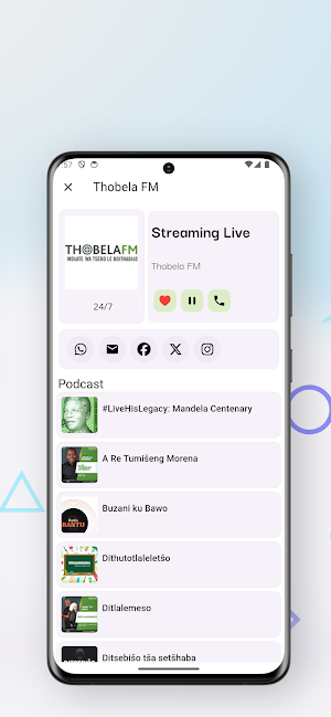 Thobela Radio - With Podcast Screenshot 3