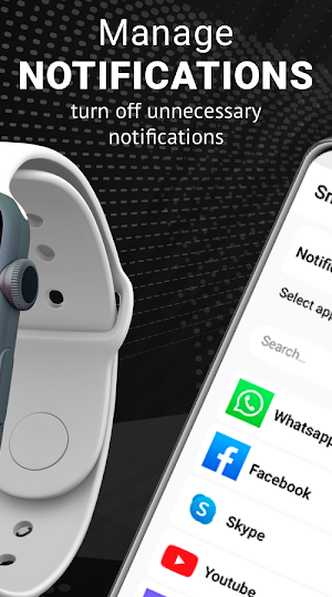 Smartwatch Bluetooth Notifier: sync watch & wear Screenshot 1