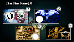 Skeleton GIF Photo Frame Maker Screenshot 1