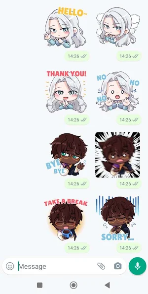 Werewolf Romance Sticker Screenshot 2