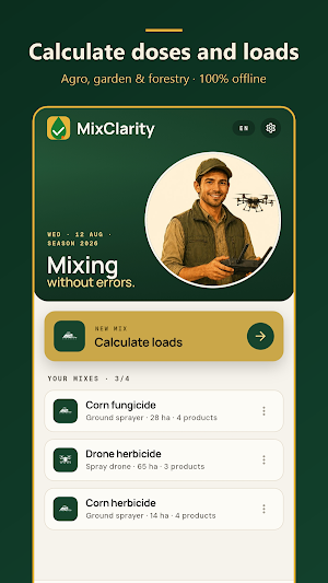 MixClarity: Spray & Tank Mix Screenshot 0