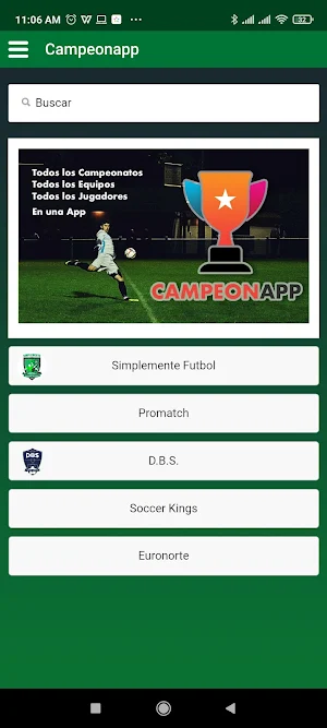 Campeonapp Screenshot 0