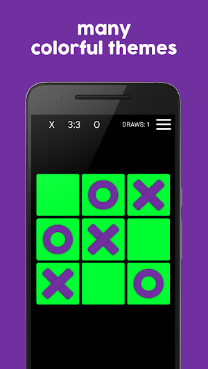 Tic Tac Toe Colors for 2 players Screenshot 0