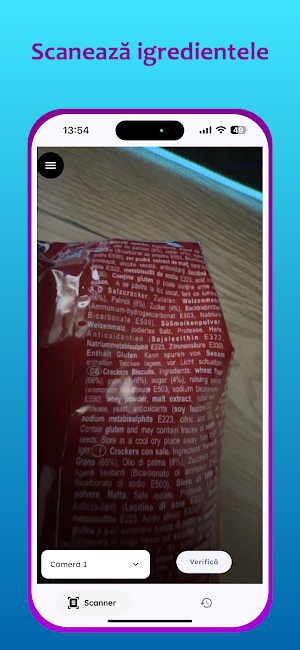 Scanner Alimente Screenshot 0
