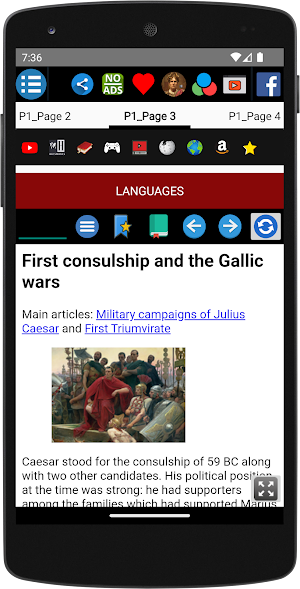 Julius Caesar - Biography Screenshot 3