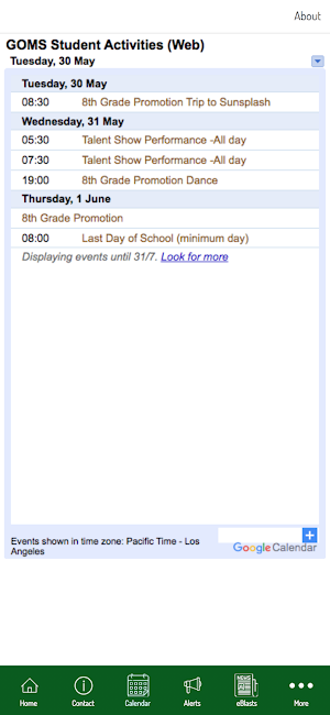 Granite Oaks Middle School Screenshot 1