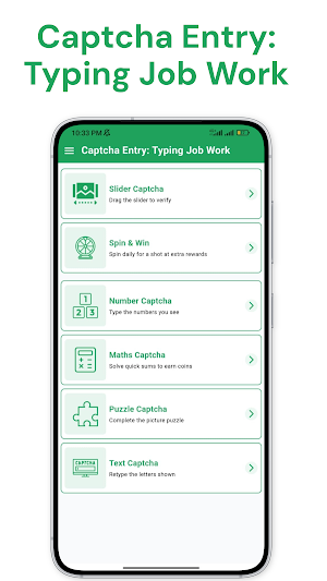 Captcha Entry: Typing Job Work Screenshot 0
