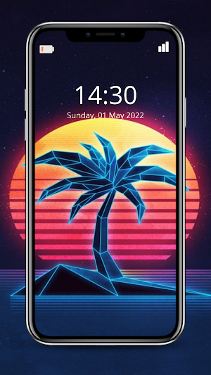 Retrowave Wallpaper 80s 90s Screenshot 1