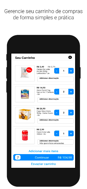 Ponto 100 Supermercado Screenshot 2