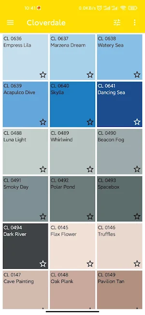 Cloverdale Paint Colors Screenshot 2