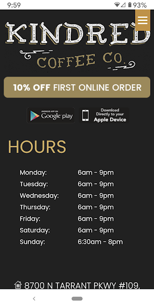Kindred Coffee Co. Screenshot 3