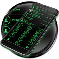 Dialer Theme Circle Green