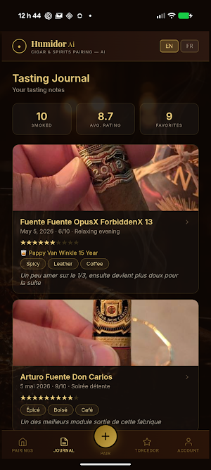 Humidor AI: Cigar Pairing & ID Screenshot 2