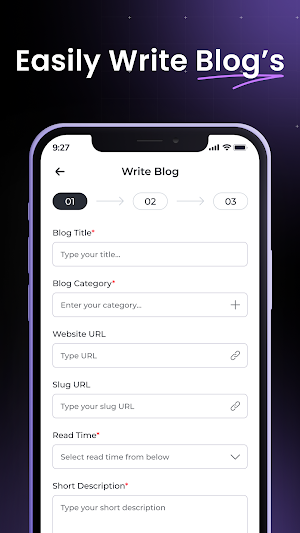 Writertool - Blogging Platform Screenshot 3