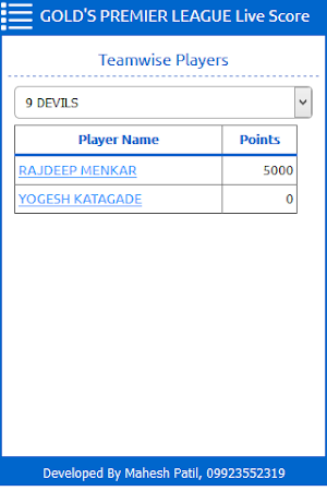 Gold's Mitra Parivar Premier League Screenshot 2