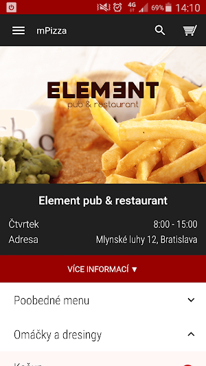 Element pub & restaurant Screenshot 0