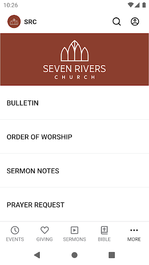 Seven Rivers Church Screenshot 2