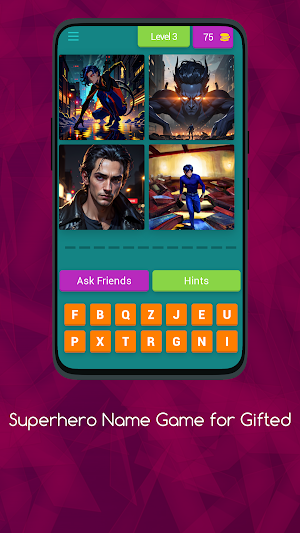 Superhero Name Game for Gifted Screenshot 2