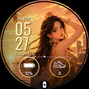 K-Pop Digital Watch Faces Screenshot 1