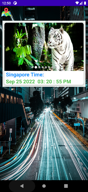 Singapore Clock Screenshot 1
