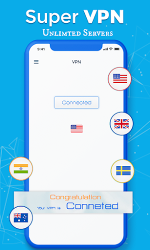 Super Fast VPN - Proxy Master & Free Vpn Client Screenshot 3