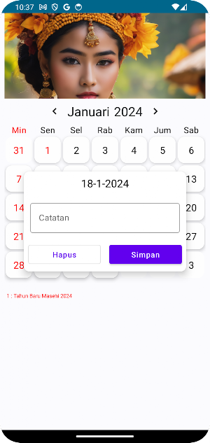 Kalender Indonesia Screenshot 1