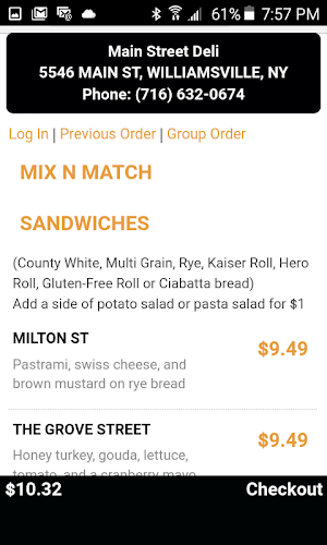 Main Street Deli Screenshot 1