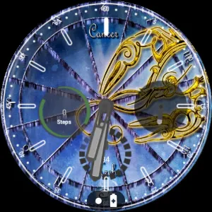 Cancer zodiac symbol WatchFace Screenshot 3