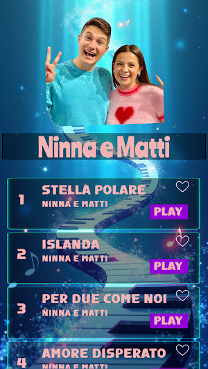 Piano Music Ninna e Matti Game Screenshot 0
