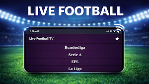 Football Live TV HD Screenshot 1