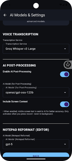 WonderWhisper - AI Dictation Screenshot 2