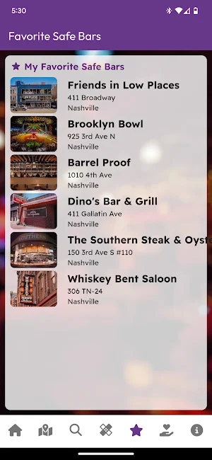 SAC Safe Bar Screenshot 2