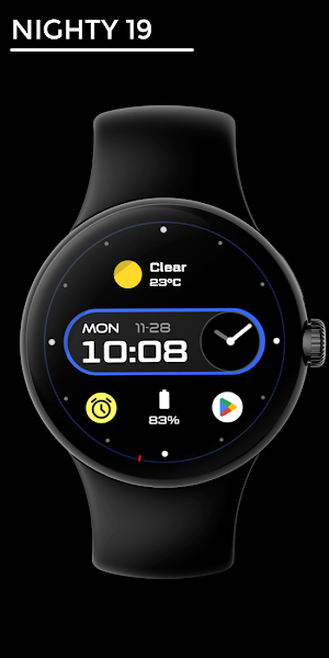 Night 19 - watch face Screenshot 0