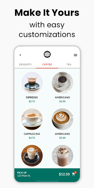 The Coffee Oasis App Screenshot 2