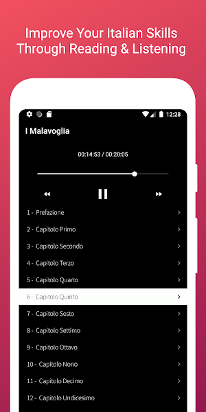 Italian Reading & Audiobooks for Beginners Screenshot 3