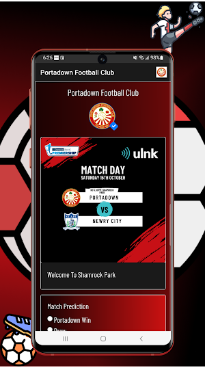 Portadown Football Club Screenshot 0