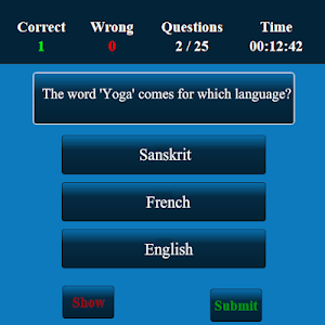 Yoga MCQ Screenshot 2