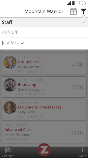 Zen Planner Staff App Screenshot 1