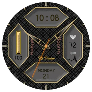 Geometric Watch Face Wear OS Screenshot 0