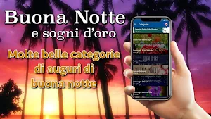 Italian Good Night & Sweet Dreams Wishes Messages Screenshot 2
