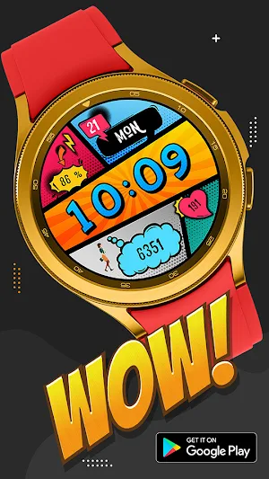 Pars Pop Art Watch Face Screenshot 3
