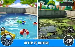 Swimming Pool Wash Cleaning 3D Screenshot 0
