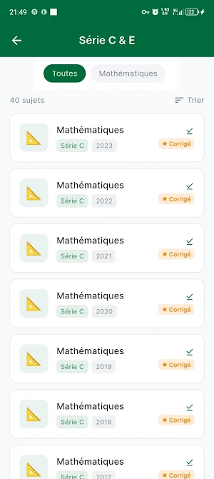 BAC CI - Sujets & Corrigés Screenshot 2