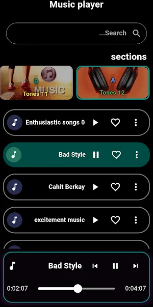 Upbeat music for sports Screenshot 1
