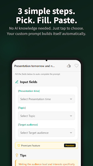 AI Prompt Templates - AI Chat Screenshot 2