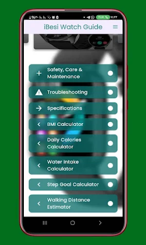 iBesi Smart Watch Guide Screenshot 1